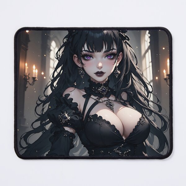 Item preview, Hot Halloween Anime Babe Goth Mommy Waifu Woman designed and sold by Your New Fixation.