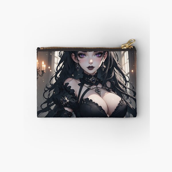 Item preview, Hot Halloween Anime Babe Goth Mommy Waifu Woman designed and sold by Your New Fixation.