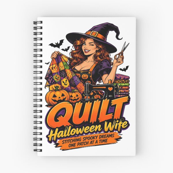 Item preview, QUILT Halloween Wife – Spooky Witch Quilting & Sewing Design designed and sold by MAJCO-ART.