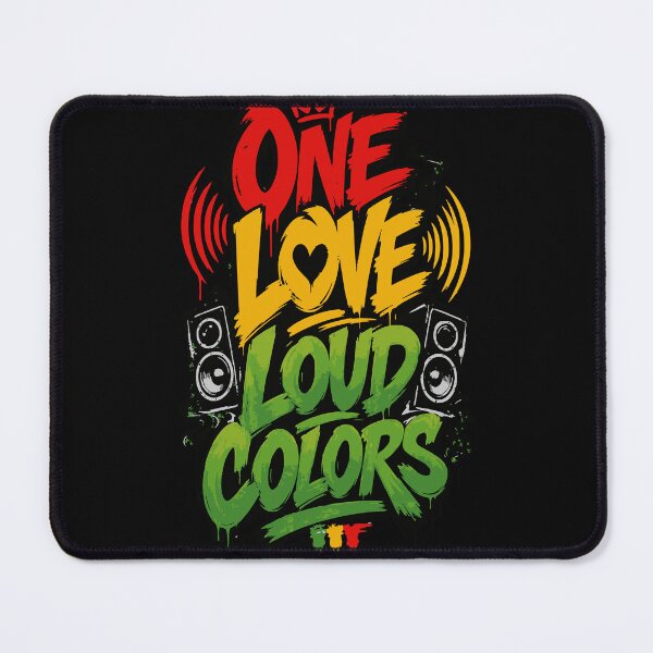 Item preview, One Love Loud Colors designed and sold by SavvyEarth.