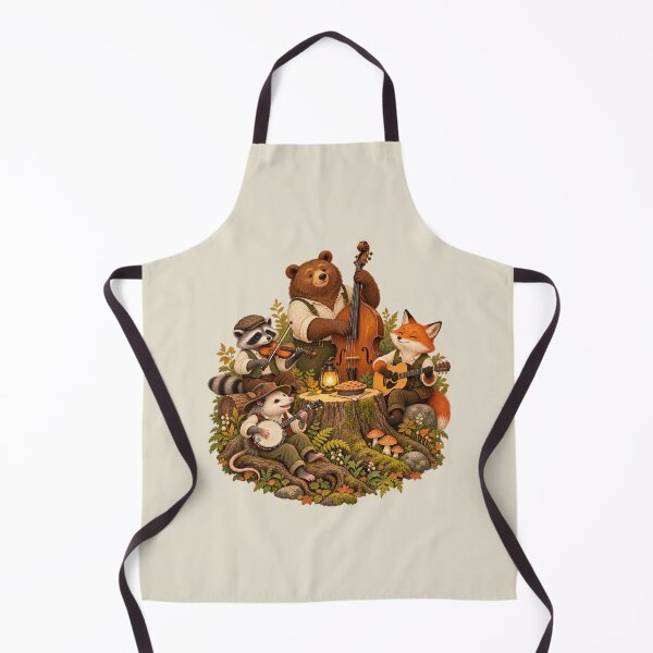 Item preview, Cozy Woodland Bluegrass Band Whimsical Storybook Art designed and sold by AmiGraph.