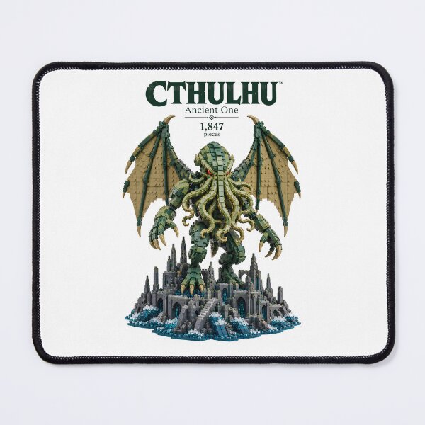 Item preview, Cthulhu Ancient One | Lovecraft Brick Art designed and sold by Extravanganzza.