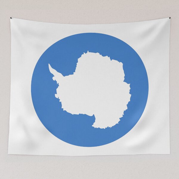 Item preview, Antarctica Circle Flag AQ designed and sold by shitpostee.