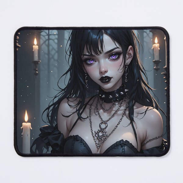 Item preview, Hot Halloween Anime Babe Goth Mommy Waifu Woman designed and sold by Your New Fixation.