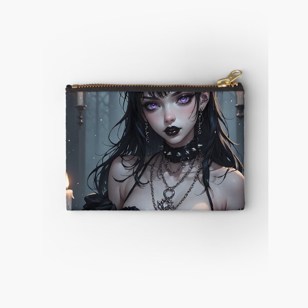 Item preview, Hot Halloween Anime Babe Goth Mommy Waifu Woman designed and sold by Your New Fixation.
