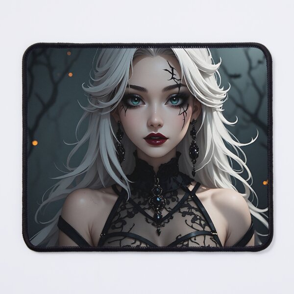 Item preview, Hot Halloween Anime Babe Goth Mommy Waifu Woman designed and sold by Your New Fixation.