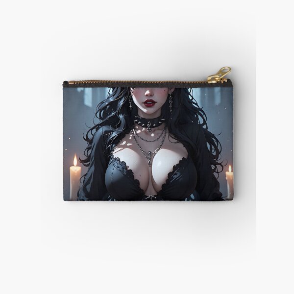 Item preview, Hot Halloween Anime Babe Goth Mommy Waifu Woman designed and sold by Your New Fixation.