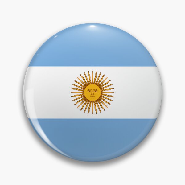 Aperçu de l'œuvre Drapeau circulaire de l'Argentine AR créée et vendue par shitpostee.