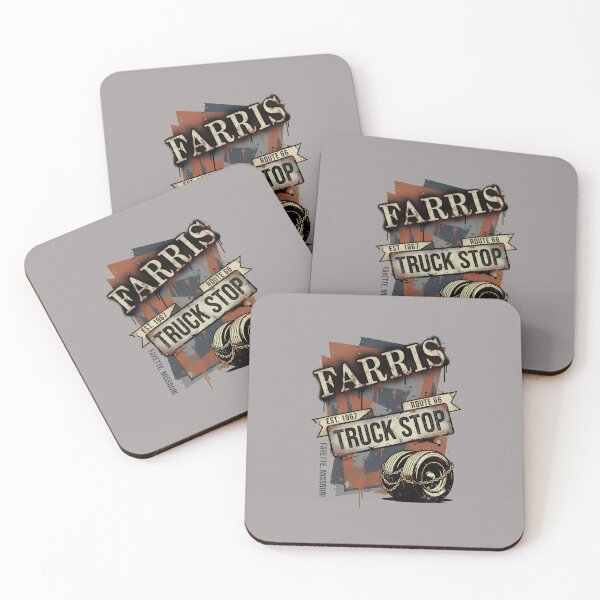 Aperçu de l'œuvre T-shirt Farris Truck Stop Vintage Retro Badge-29 créée et vendue par SebastiaKrengel.