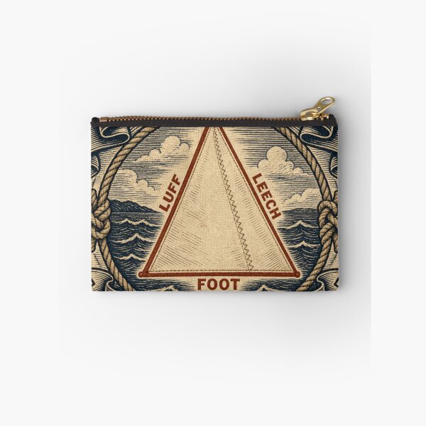 Artikelvorschau, Luff Leech And Foot Segelmacher Vorliek Achterliek Unterliek Nautisches Emblem entworfen und verkauft von BoosterShop.