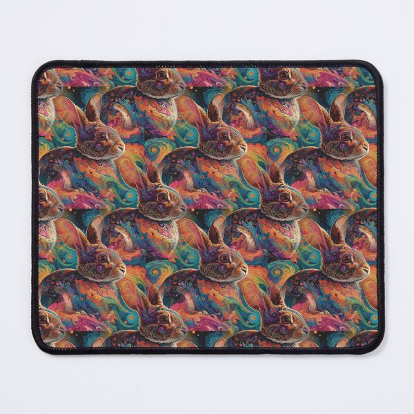 Item preview, Wall of Cosmic Rabbits designed and sold by Cathedral of Curiosity.