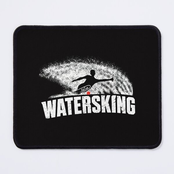 Item preview, Distressed Waterskiing Silhouette designed and sold by RawSauropsid.
