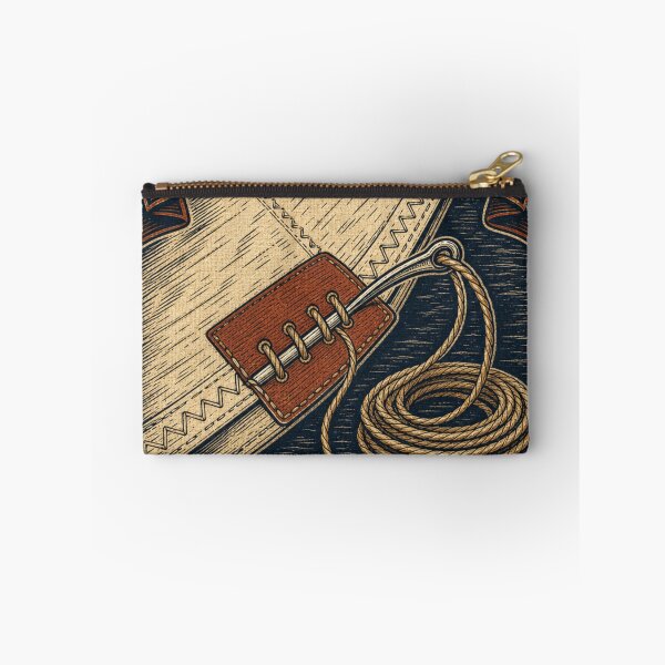 Item preview, A Stitch In The Leech Sail Repair Needle And Thread Nautical Emblem designed and sold by BoosterShop.