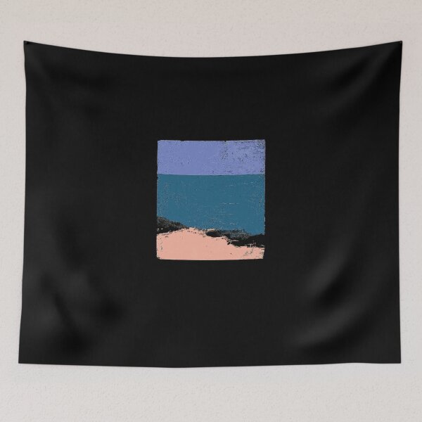 Item preview, Minimalist Abstract Beach Horizon Paint Block designed and sold by JanickStanton9.
