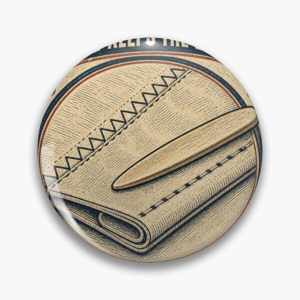 Item preview, Tabling Keeps The Edge True Sail Hem Hand Stitching Nautical Emblem designed and sold by BoosterShop.