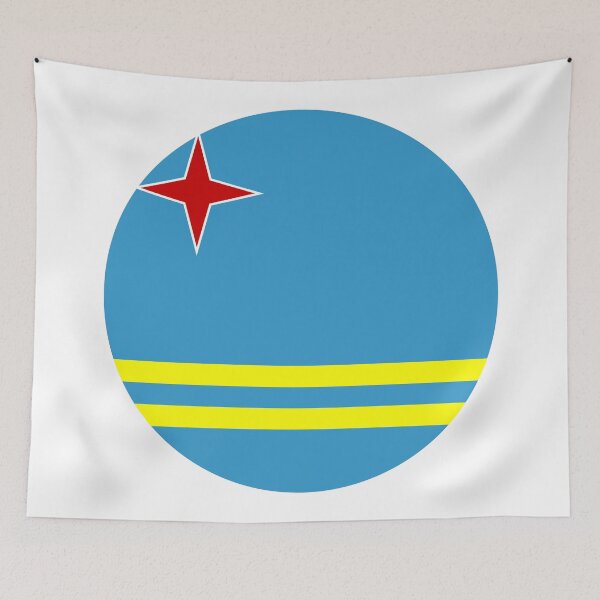 Artikelvorschau, Aruba Circle Flag AW entworfen und verkauft von shitpostee.