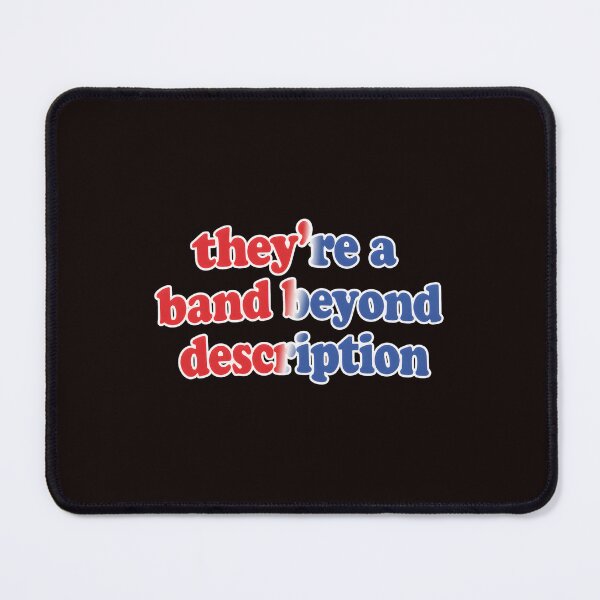 Item preview, Band Beyond Description Quote Retro USA  designed and sold by Scratch-Rainbow.