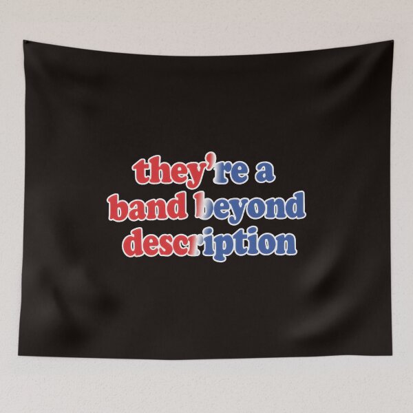 Item preview, Band Beyond Description Quote Retro USA  designed and sold by Scratch-Rainbow.