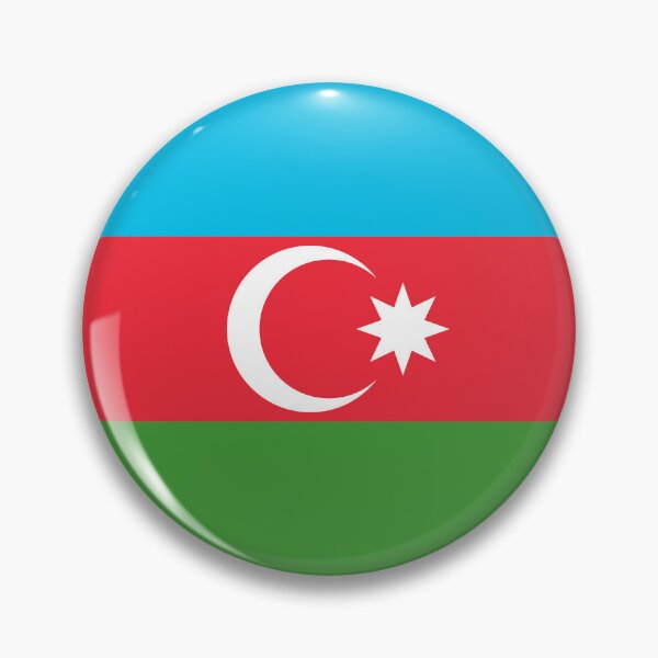 Item preview, Azerbaijan Circle Flag AZ designed and sold by shitpostee.