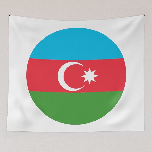 Item preview, Azerbaijan Circle Flag AZ designed and sold by shitpostee.