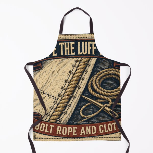 Artikelvorschau, Rope The Luff Tight Liek Segelmacher Nautisches Emblem entworfen und verkauft von BoosterShop.