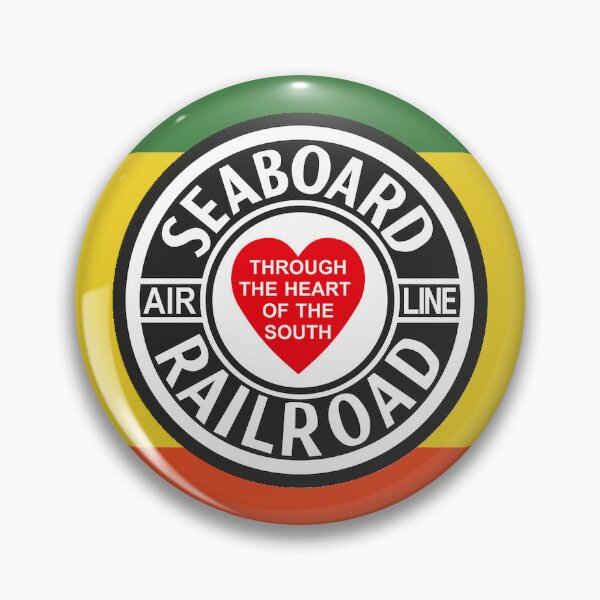 Item preview, Seaboard Air Line Railroad Tropical Logo designed and sold by Trains-and-Rail.