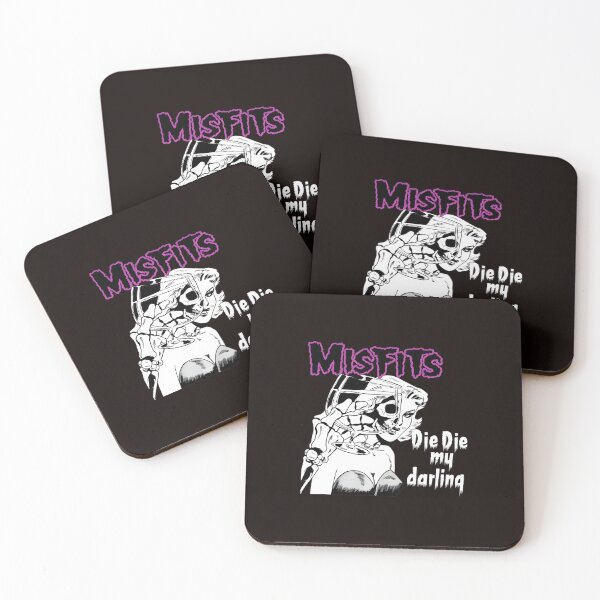 Item preview, Misfits Die Die My Darling Skeleton Skull Art designed and sold by Scratch-Rainbow.