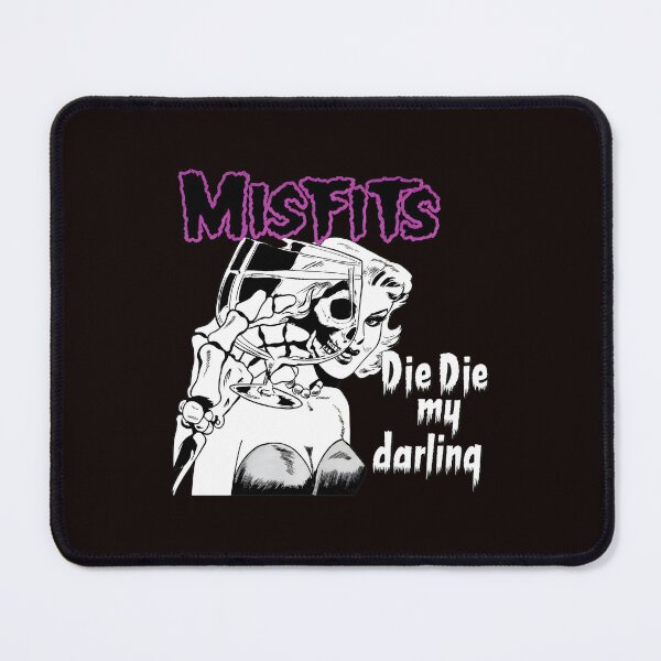 Item preview, Misfits Die Die My Darling Skeleton Skull Art designed and sold by Scratch-Rainbow.