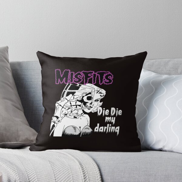 Item preview, Misfits Die Die My Darling Skeleton Skull Art designed and sold by Scratch-Rainbow.