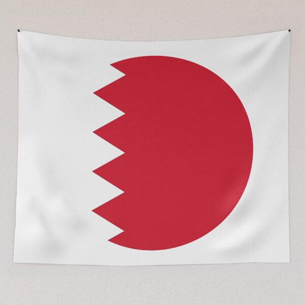 Artikelvorschau, Bahrain-Kreisflagge BH entworfen und verkauft von shitpostee.