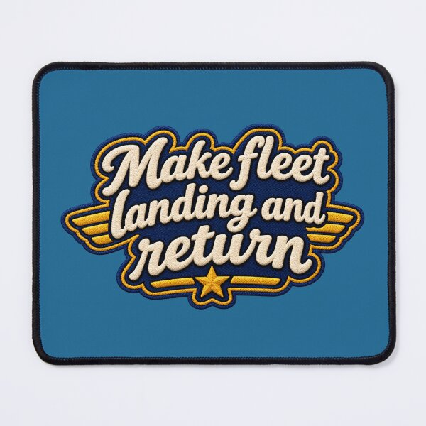 Item preview, Make fleet landing and return (Woven Label) designed and sold by TheFatherOfArt.