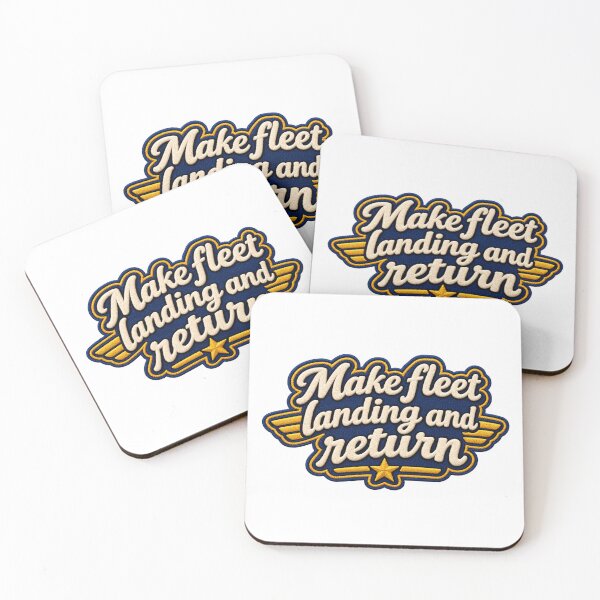 Item preview, Make fleet landing and return (Woven Label)  designed and sold by TheFatherOfArt.