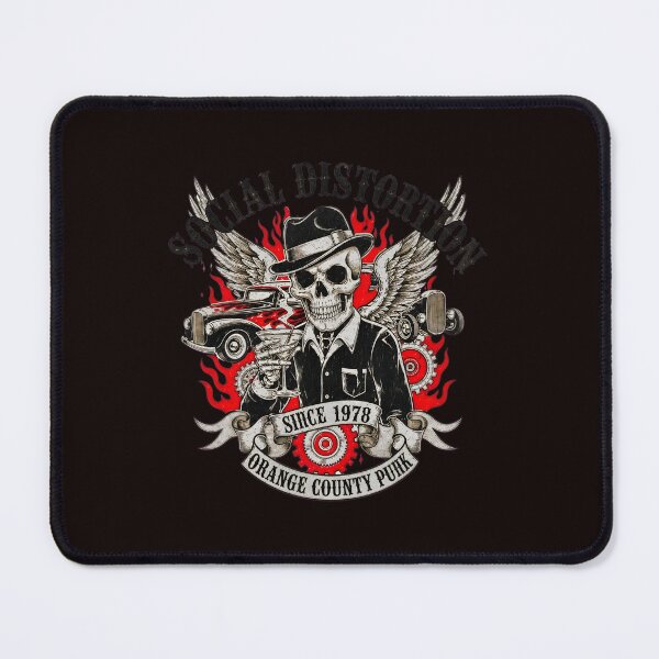 Item preview, Social Distortion Skeleton Orange County Punk Art designed and sold by Scratch-Rainbow.
