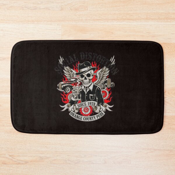 Item preview, Social Distortion Skeleton Orange County Punk Art designed and sold by Scratch-Rainbow.