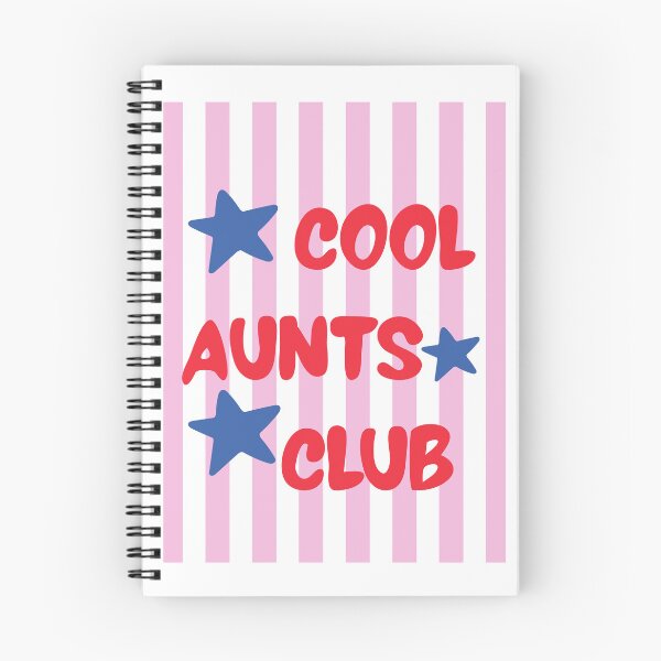 Item preview, Cool Aunts Club – Playful Stripes and Stars Auntie Gift designed and sold by PalleteCreation.