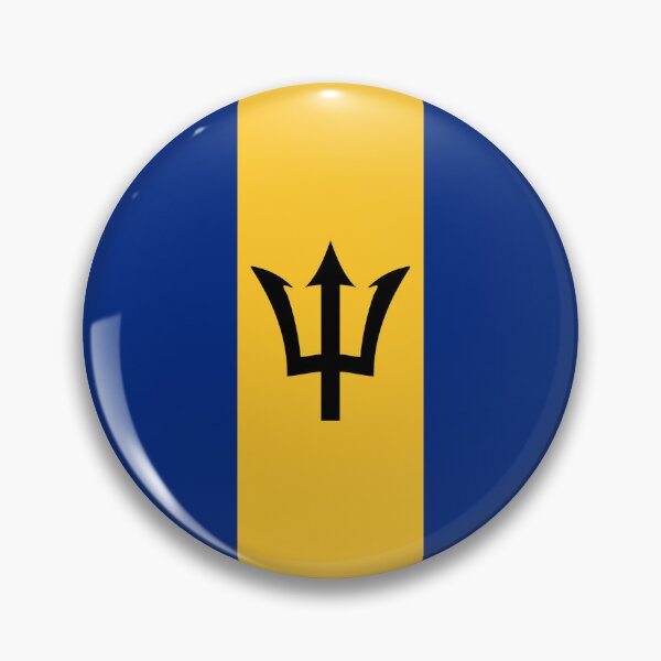 Item preview, Bandera circular de Barbados BB designed and sold by shitpostee.