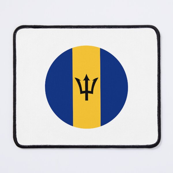 Artikelvorschau, Barbados Circle Flag BB entworfen und verkauft von shitpostee.