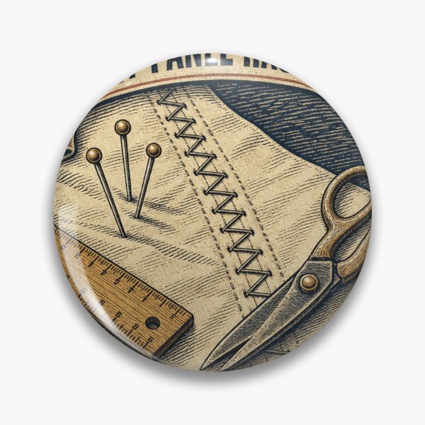 Item preview, Every Panel Has A Seam Zigzag Stitch Sailcloth Nautical Emblem designed and sold by BoosterShop.