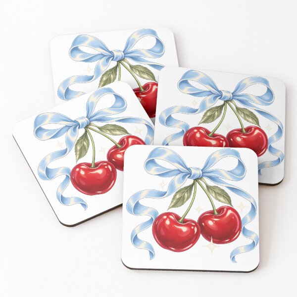 Item preview, Cherry Ribbon designed and sold by GSideArtStore.