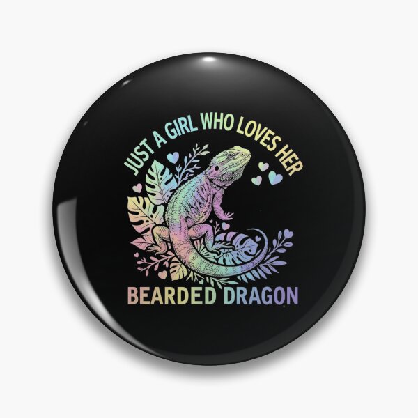 Item preview, Just A Girl Who Loves Her Bearded Dragon Floral Reptile Design designed and sold by Ostericaimusa.
