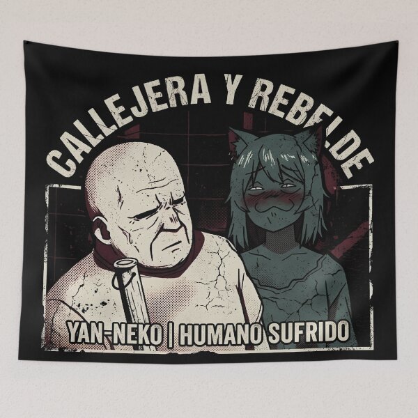 Item preview, Stray Cat and Suffering Human - Manga Illustration Graphic Comedy Parody designed and sold by moosesclub.