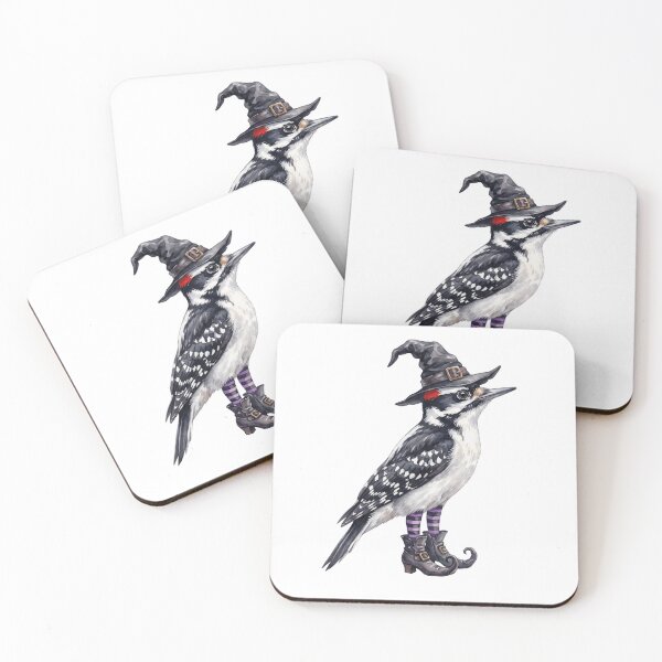 Item preview, Witchy Hairy Woodpecker designed and sold by Tiffany Roy.