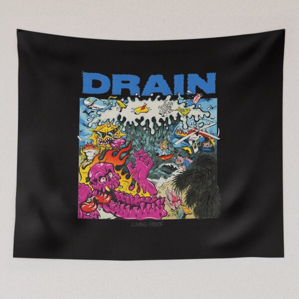 Item preview, DRAIN LIVING PROOF Surreal Cartoon Monster Art designed and sold by Thecreepofc.