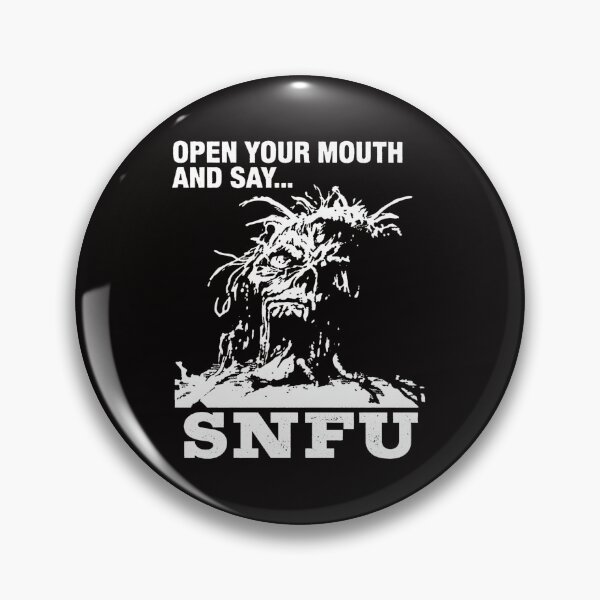 Item preview, SNFU Monster Mouth Saying Punk Rock Band Art designed and sold by Thecreepofc.