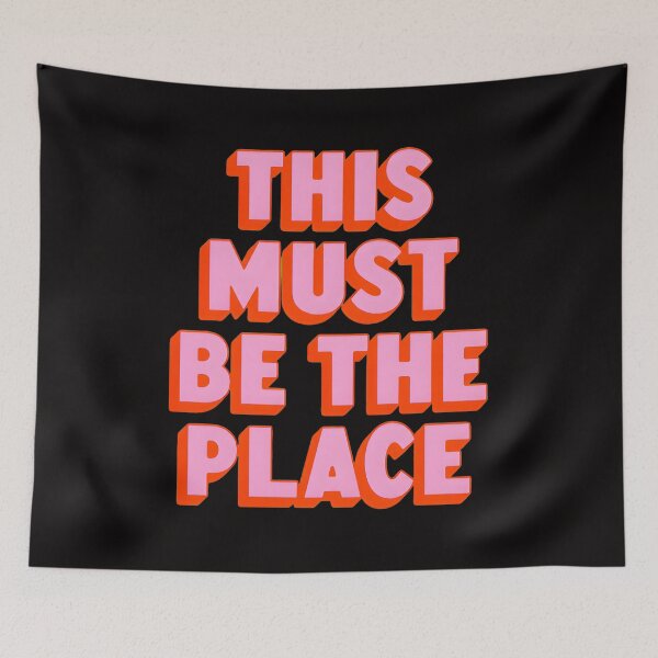 Item preview, Retro 3D THIS MUST BE THE PLACE  designed and sold by Thecreepofc.