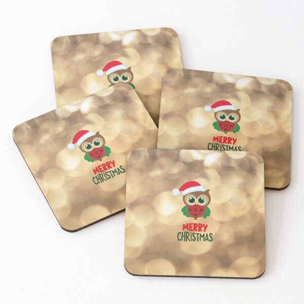 Item preview,  Cute Merry Christmas Owl Holiday Art designed and sold by stormk10.