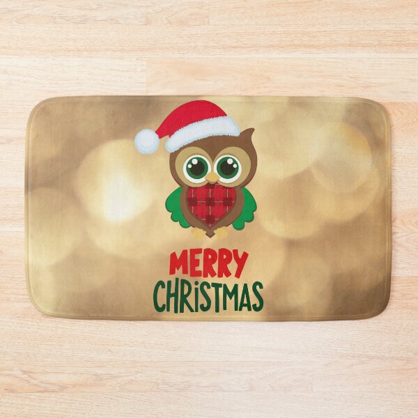 Item preview,  Cute Merry Christmas Owl Holiday Art designed and sold by stormk10.