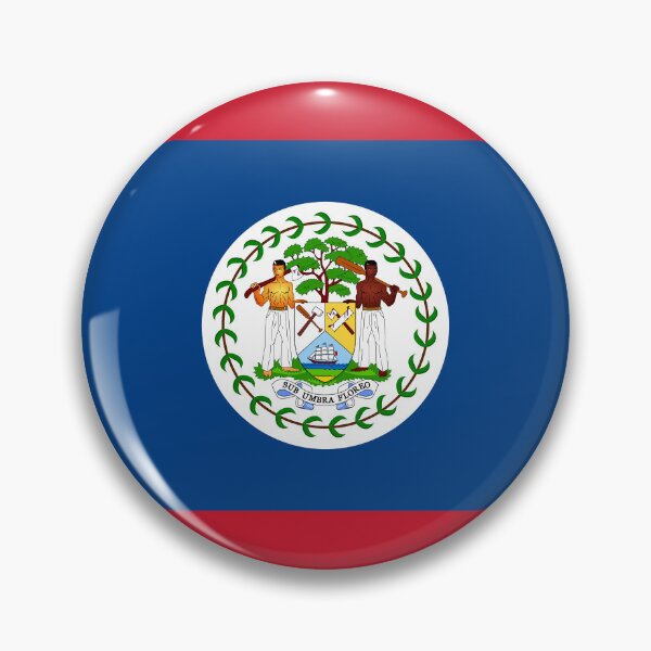 Artikelvorschau, Belize Circle Flag BZ entworfen und verkauft von shitpostee.