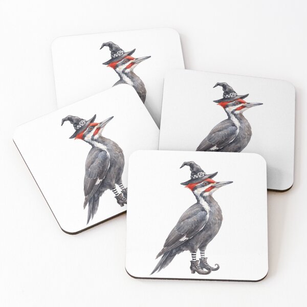 Item preview, Checkered Witch Woodpecker designed and sold by Tiffany Roy.