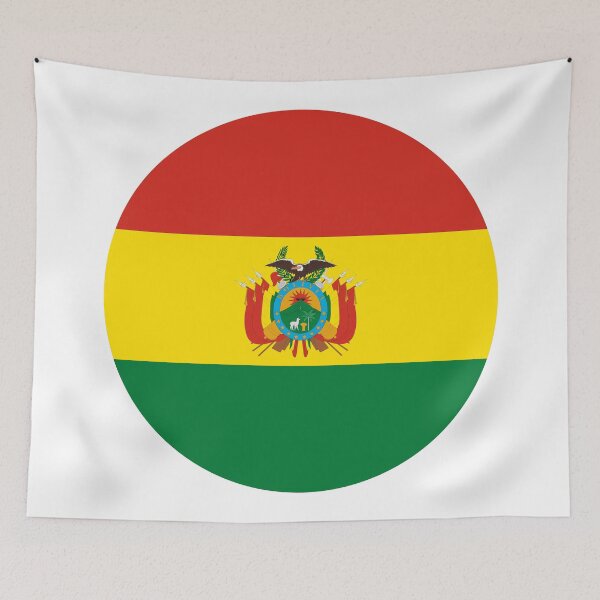 Item preview, Bolivia Circle Flag BO designed and sold by shitpostee.
